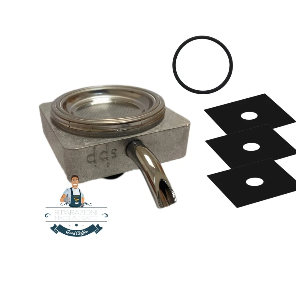 Portacialda Originale Completo Alluminio Metal Frog/ Aura Bar/Aura Twin/Didiesse - Immagine 2 di 3