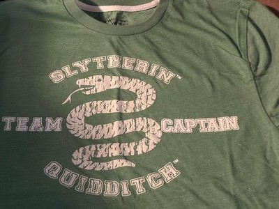 NWT Universal Studios Wizarding World Harry Potter Shirt Slytherin Quidditch S