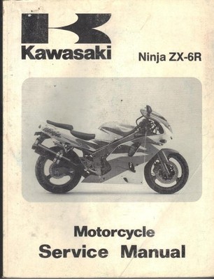 KAWASAKI ZX-6R,NINJA ZX6R,ZX600 F1 1995 ORIGINAL WERKSTATTHANDBUCH