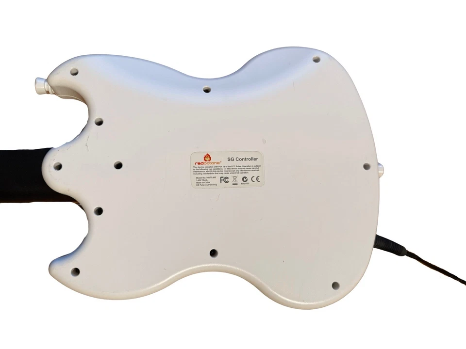 Caixa aberta PS2 Guitar Hero White Octane SG Gibson Guitar Hero World Tour - Imagem 3 de 4