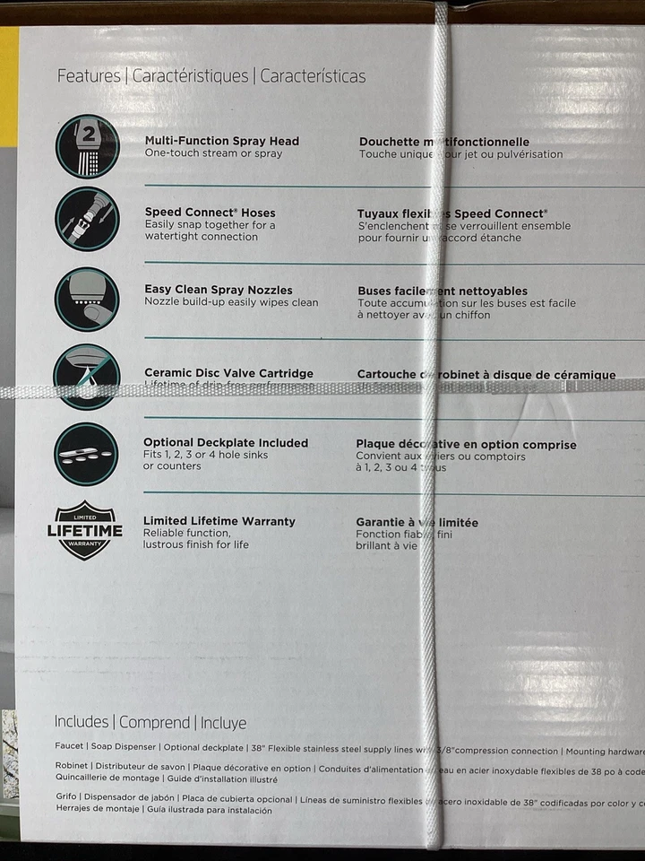 American Standard Cayenne Semiprofesional Negro Mate/Ino inoxidable 7033350.243 F1 Foto 4 de 4