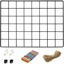 1 Pack Wire Wall Grid Panel  Hanging Home, Office  Kitchen D cor  Mesh Storag
