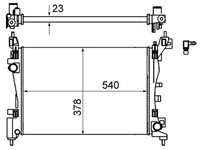 1X Mahle CR 1121 000S KüHler MotorküHlung FüR CitroëN Fiat Peugeot
