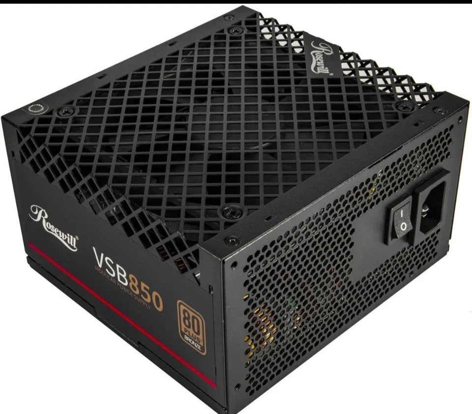 Rosewill VSB 850W 80+ Bronze ATX 3.0 & 3.1 Compatible Semi-Modular Power Supply - Image 2 of 4
