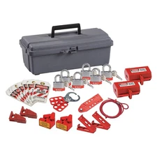 CONDOR 437R70 Portable Lockout Kit,Gray,7-1/2" H 437R70