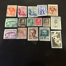 16 lepszych używanych znaczków Albania - partia A-83083