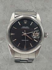 Rolex Oysterdate Precision Black Dial 34MM Ref. 6694
