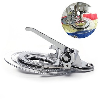 Multifunctional flower stitch circle embroidery presser foot for sewing mach JI_