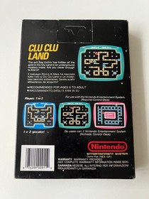 Clu Clu Land - Awesome condition - GBR AUS ITA - PAL  A  MATTEL - Nintendo NES