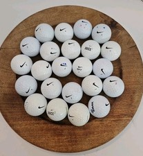 Lot of 23 Nike Golf Balls SFT, Juice One Tour Crush Extreme Mixed Used