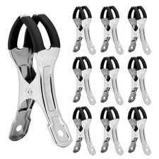Heavy Duty Metal Beach Towel Clips 4.33 inch 10 Pack Rust Resistant Outdoor C...