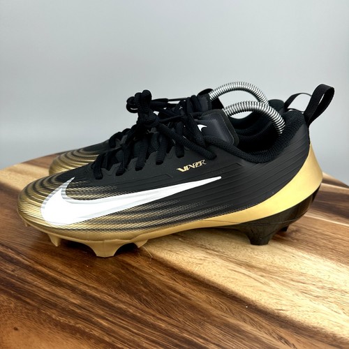 Scarpe da calcio Nike Vapor Speed 3 da uomo taglia 8,5 nere oro FB3303-003 NUOVE - Foto 3 di 7