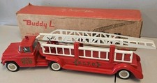 Vintage 1950s Buddy L Extension Ladder Fire Truck No. 3 25
