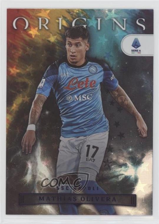 2022 Panini Chronicles Base Serie A Origins Purple Astro Mathias Olivera #91 1n5