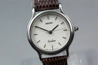 Vintage 1990 [NEAR MINT] Seiko EXCELINE 7321-044E Silver Qz Women's Watch JAPAN