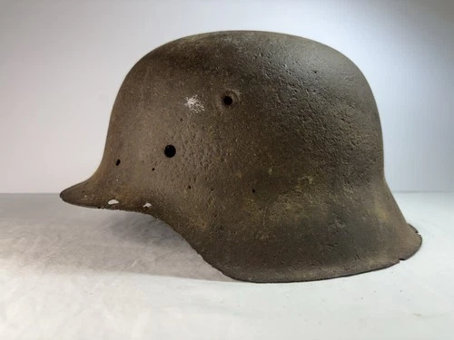 WW2 German Helmet Vintage Military Militaria WW 2 World War II Flea Market Find