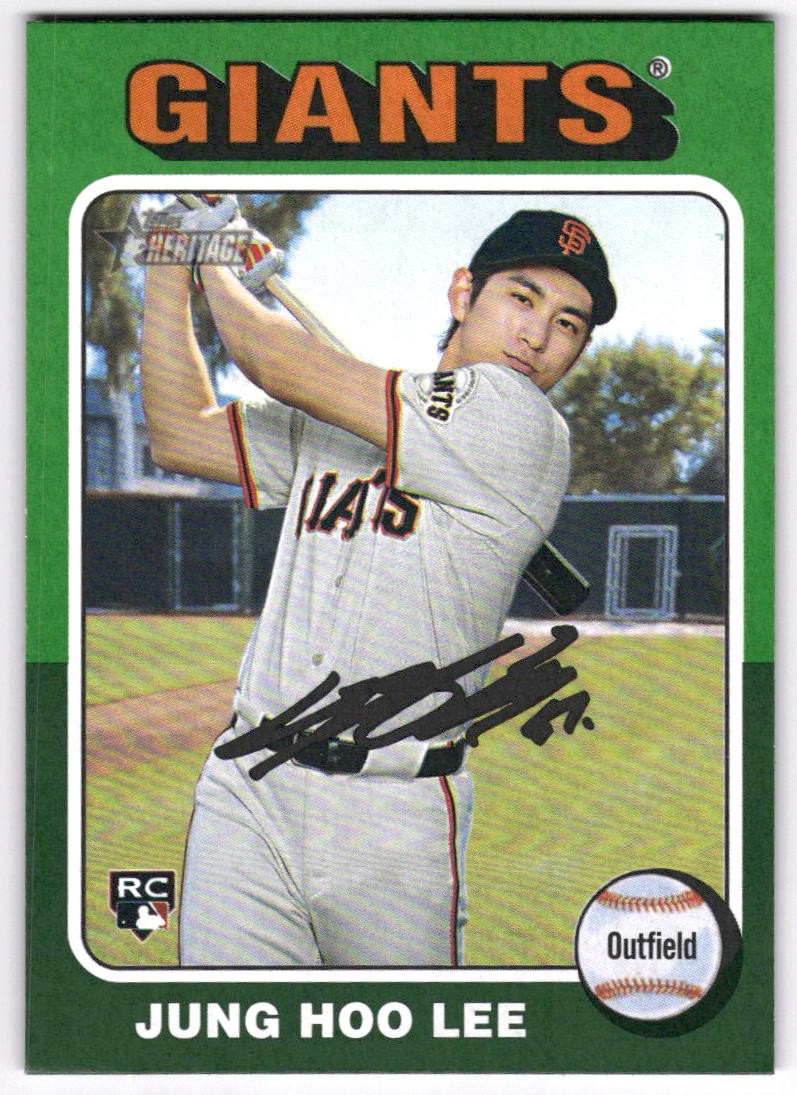 2024 Topps Heritage - Green Border #545 Jung Hoo Lee