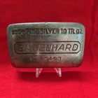 Engelhard 10 oz Vintage .999+ Silver Bar P Series Pillow Top Loaf Style #P183493
