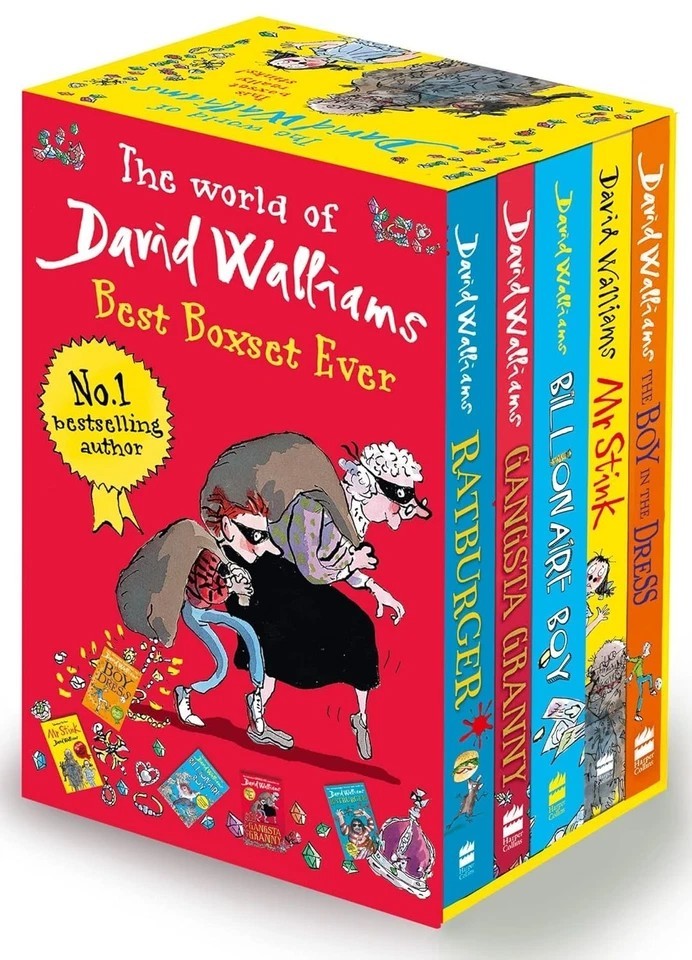 World of David Walliams Series 1 Best Ever 5 Books Collection Set Gansta Granny