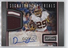 2019 Panini Playbook Signature Materials 114/149 Derrius Guice #SM-DG Auto go9