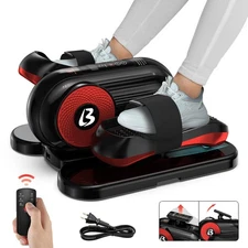 Under Desk Elliptical Machine Under Pedal Exerciser Trainer Non-Slip Stepper