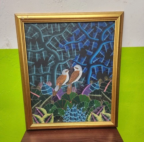 Hatian Portrait Of 2 Birds