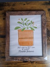 8X10 Picture Frame Brown for Wall Mounting or Tabletop Display Sealed New