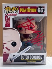 SIGNED FUNKO POP! PULP FICTION - BUTCH COOLIDGE #65 COA AUTHENTICATED Free Ship