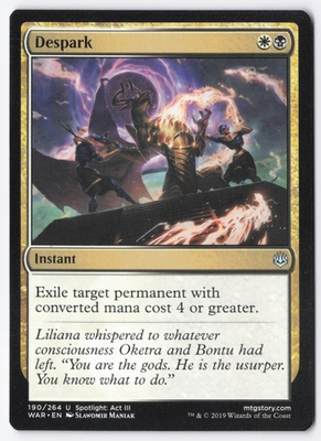 #ad Despark Normal U War of the Spark 190 NM $1.49