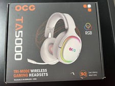 Gaming Headset Dual Wireless Lossless 2.4G With Detachable Microphone