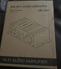 Amplificateur de puissance audio Btl Out Hi-Fi mini ampli stéréo AK-280 moto VTT neuf