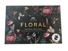 Sealed Professor Puzzle Floral 1,000 Piece Jigsaw Puzzle NIB