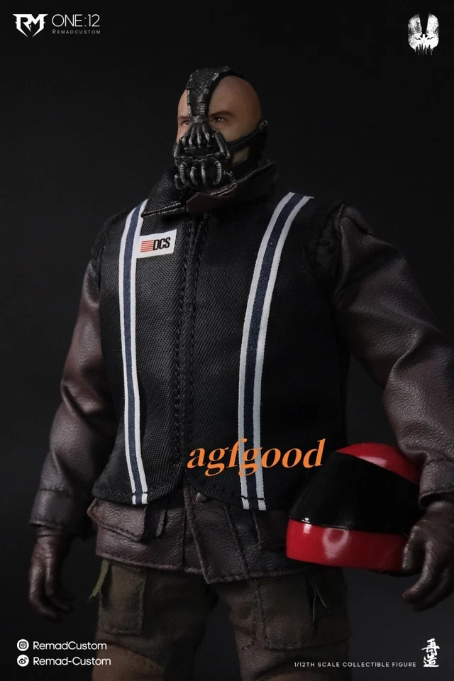 Figura de acción masculina modelo Remad Custom RM001 1/12 The Dark Knight Bane Bat Man  Foto 3 de 4