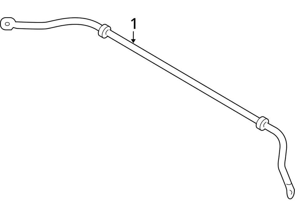 Stabilizer Bar 6 Cylinder Rear Fits 13-20 PATHFINDER 5199254 Foto 4 de 4