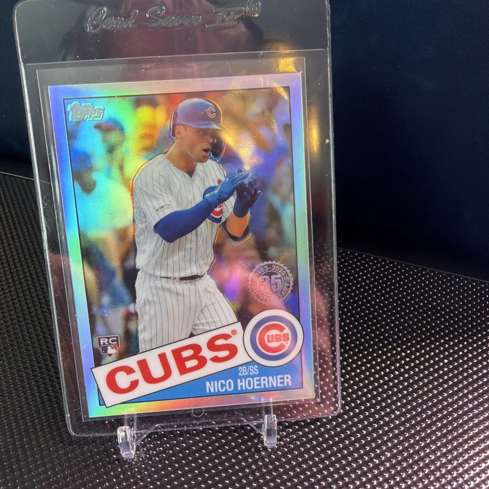 2020 Topps Chrome #85TC-12 Nico Hoerner 1985 Topps Baseball Chicago Cubs x 4 - Image 2 of 4