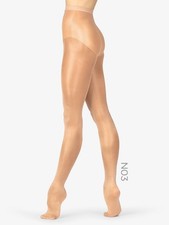 Mariia Adult Plus True Bare Shiny Footed Tights Style MTB14P Color 1 Size 1X