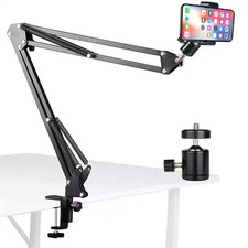 Phone Stand for Recording, Overhead Phone Mount Video Stand Webcam Holder Fle...