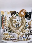 Large Vintage Mixed Jewelry Lot Bakelite Some Signed