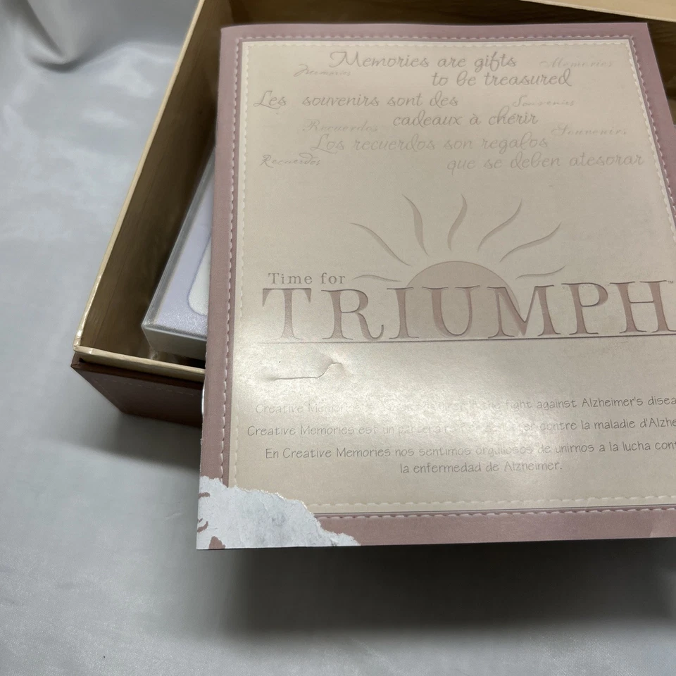 Creative Memories Triumph Memory Chest caixa álbum fosco ideabook - Imagem 4 de 4