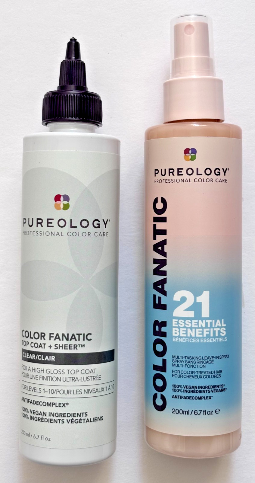 Pureology Color Fanatic Clear Sheer Top Coat Gloss + Heat Protection Hair Spray!
