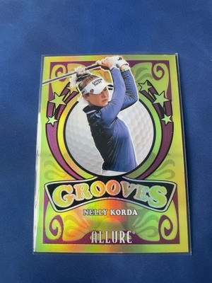 2026 Upper Deck Allure Golf Grooves Nelly Korda #GV-9 Yellow