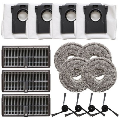 For MOVA P10 Pro For Ultra Accessories Side Brush Filter Mop Cloth Dust Bag Kit
