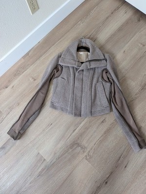 Rick Owens Vintage Wool And Cashmere Biker Jacket IT42