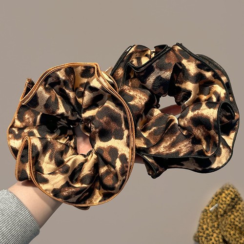 2Pcs Women Teen Girls Leopard Oversized Scrunchies Hair Accessories Elastic H... - Picture 7 of 7