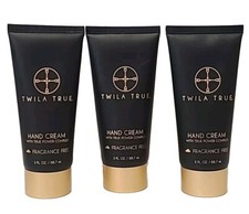 3 &times; TWILA TRUE &bull; HAND CREAM With True Power Complex &bull; FRAGRANCE FREE  3 Fl. Oz.