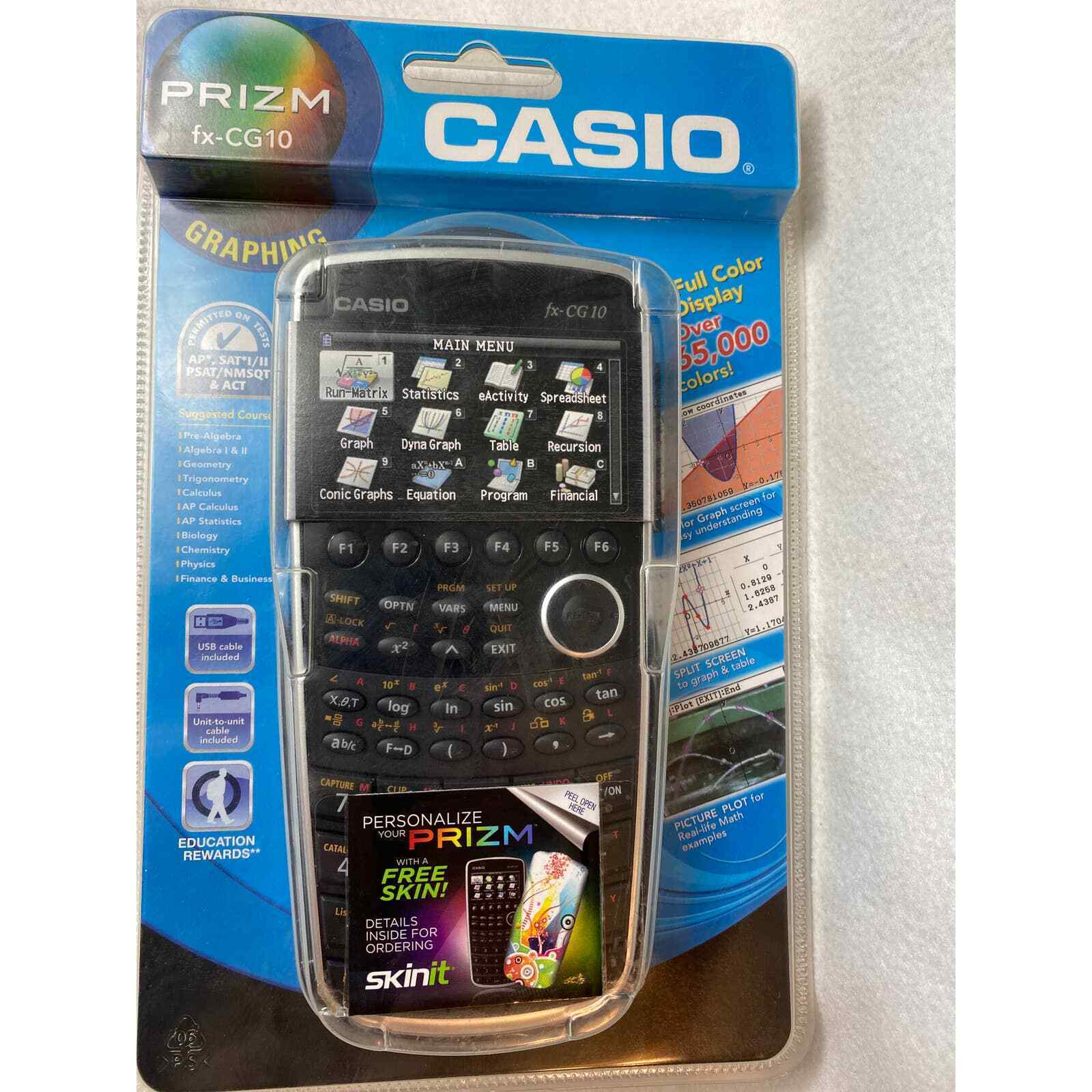 Casio FX-CG10 PRIZM Color Graphing School/Work Calculator  (Blac