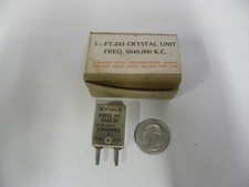 Vintage Stand. Piezo FT-243 Ham Radio Crystal Freq. 5840.000 Channel 4 A4 