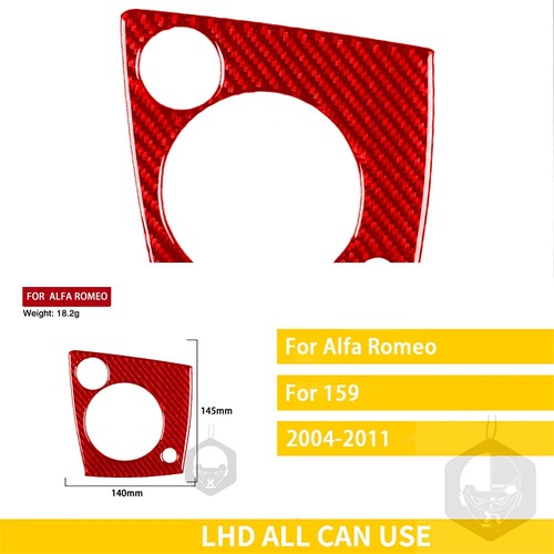 Para Alfa Romeo 159 2004-2011 Accesorios Fibra Carbono Interior Coche Cambio de Marchas - Imagen 13 de 36