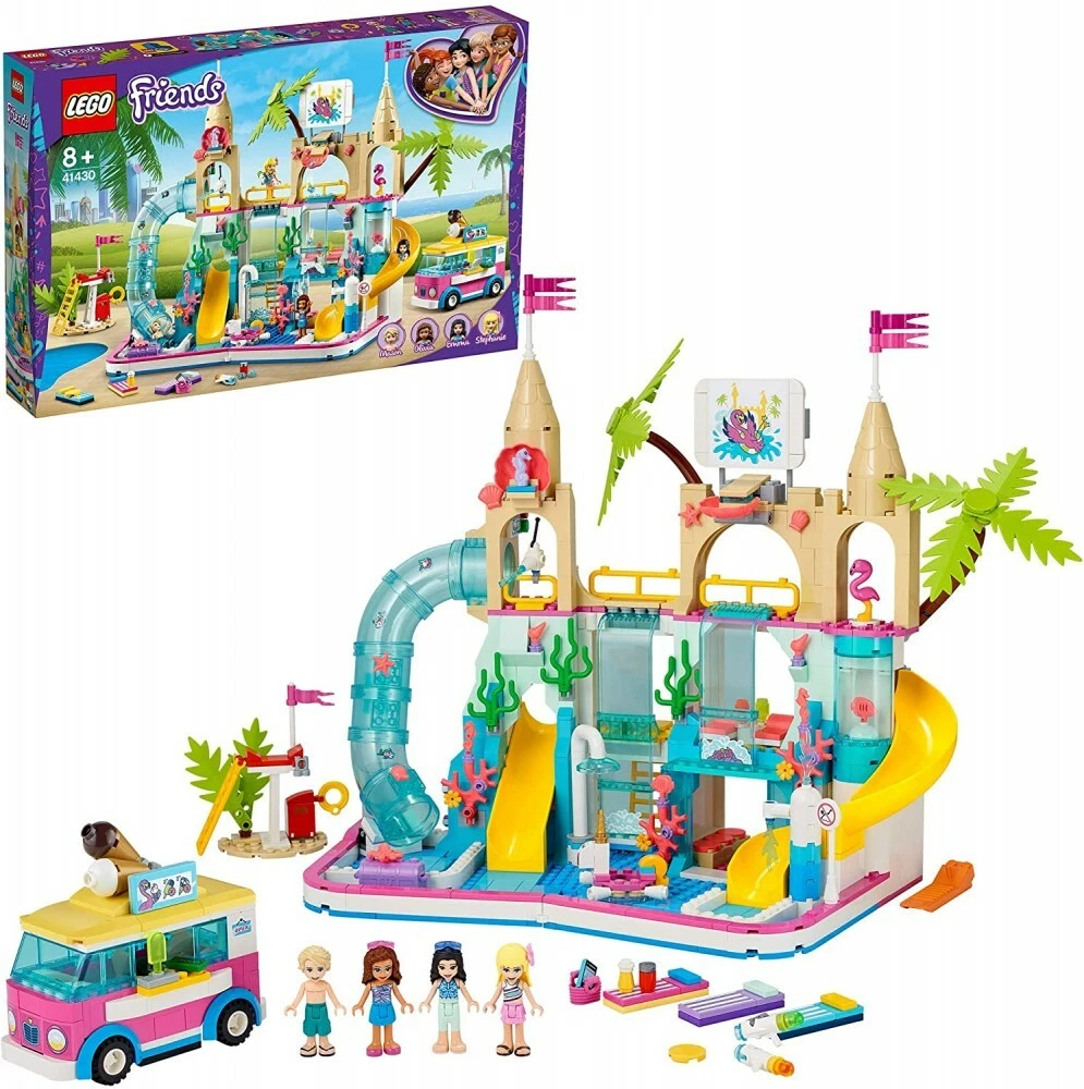 LEGO Friends Summer Fun Water Park 41430 Building Set Toy For Girls New  1001 Pcs