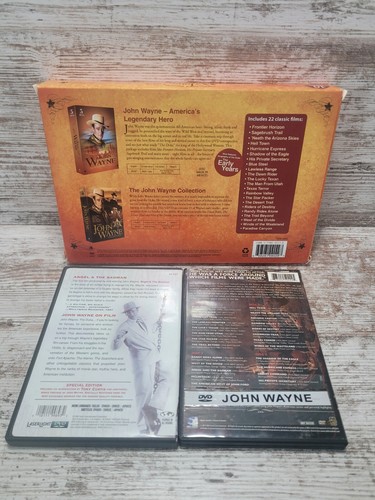 JOHN WAYNE DVD LOT - Angel & The Badman - The Tribute Coll. - 10 DVDs Coll. Edi. - Picture 2 of 23